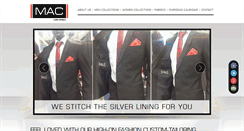 Desktop Screenshot of maccustomtailor.com