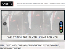 Tablet Screenshot of maccustomtailor.com